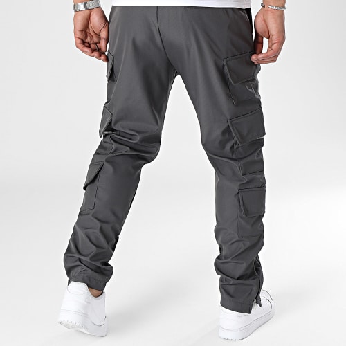 Pantalon Cargo Gris Anthracite