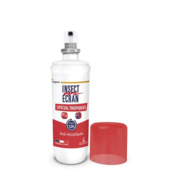 Tela Repelente de Insetos, Repelente de Mosquitos, Pele Tropical, Pacote com 2 x 75 ml