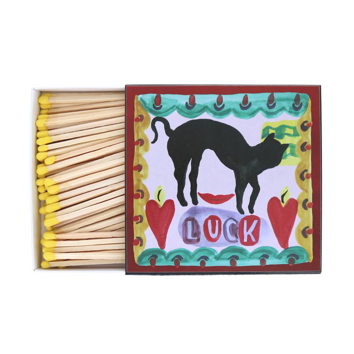 Boîte de grandes allumettes luck Bazartherapy