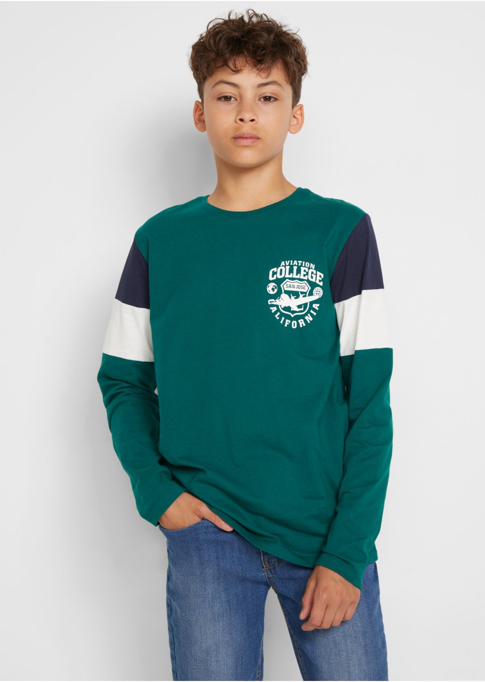 Lot de 2 T-shirts manches longues garçon