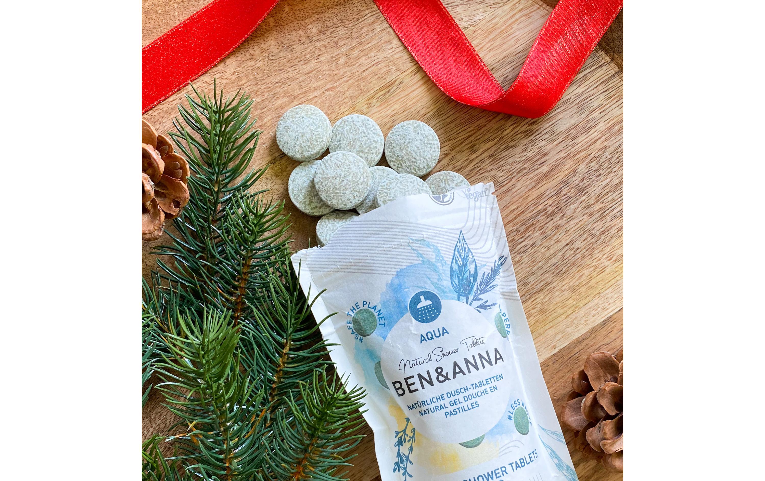 Duschmittel Aqua 120 gNatürliche und vegane Dusch-Tabletten hervorragend für unterwegs