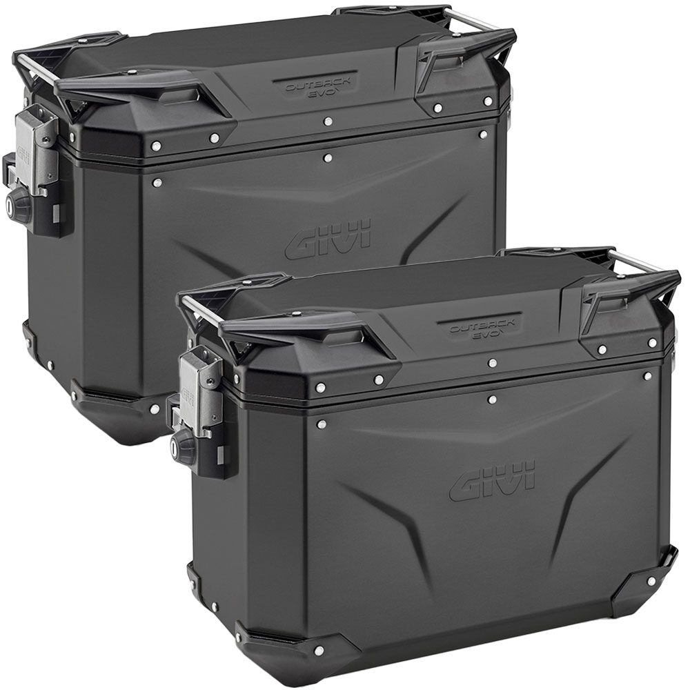Givi - Paire de valises latérales Trekker Outback Evo 48 Noir