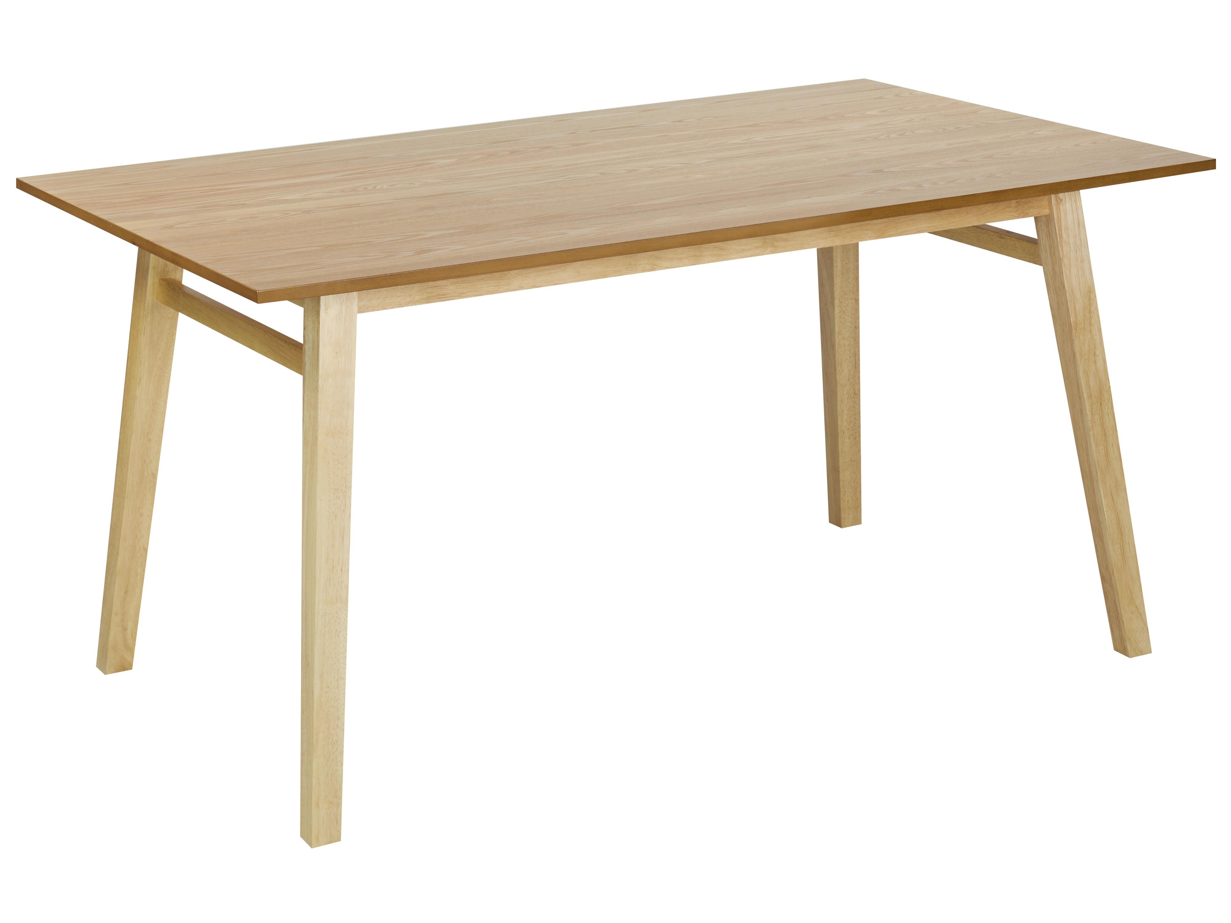 Eettafel VARLEY Natuurlijk essenhout 90 cm 150 cm
