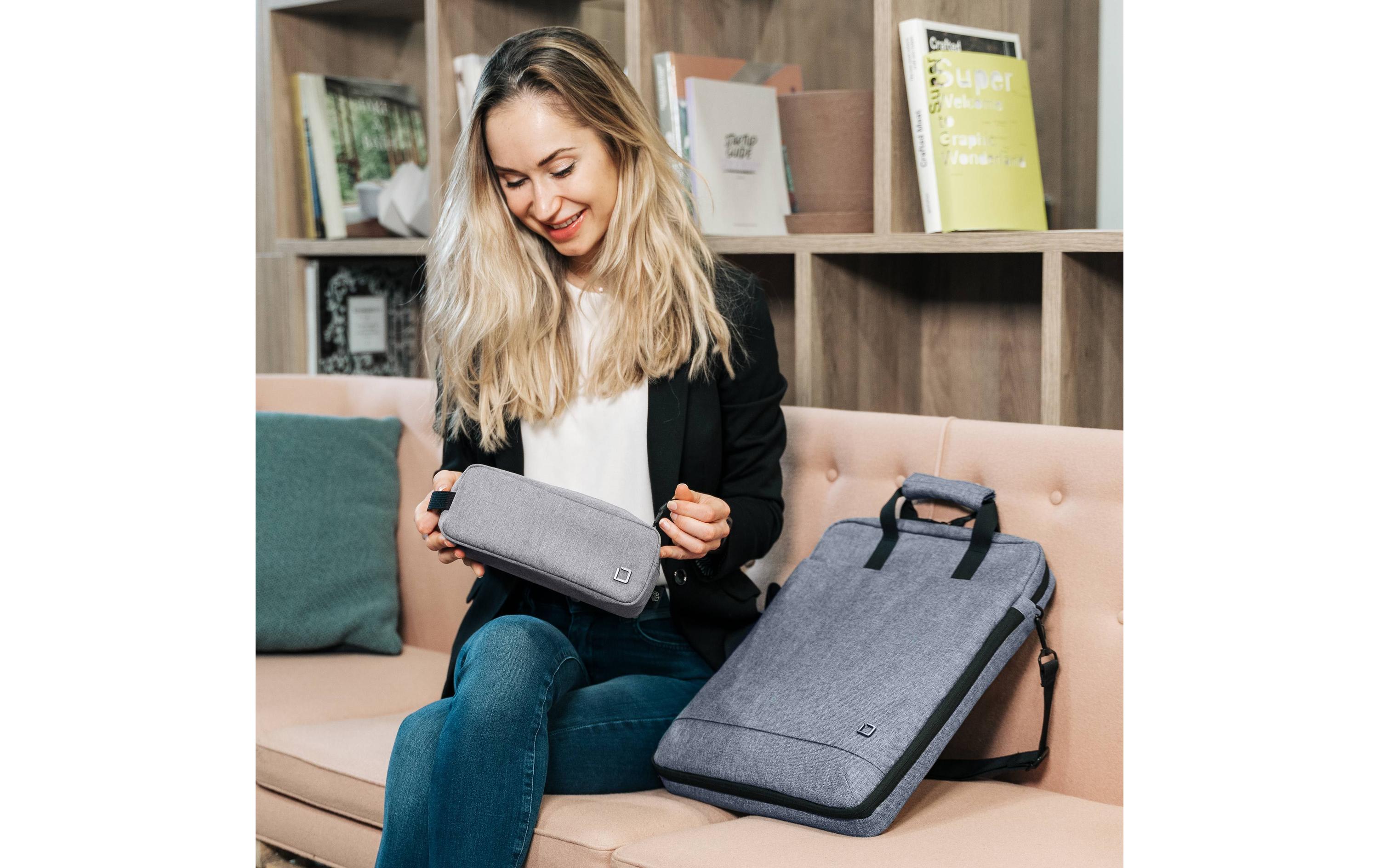 Reisetasche Eco Accessories Pouch MOTION HellgrauUmweltfreundliche Zubehörtasche mit mehreren, kleineren Zusatzfächern