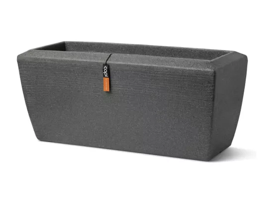 Jardinière rectangulaire Arc Granite 60x35x40 cm Anthracite