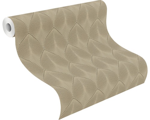 Vliesbehang 535822 Yucatan grafisch goud