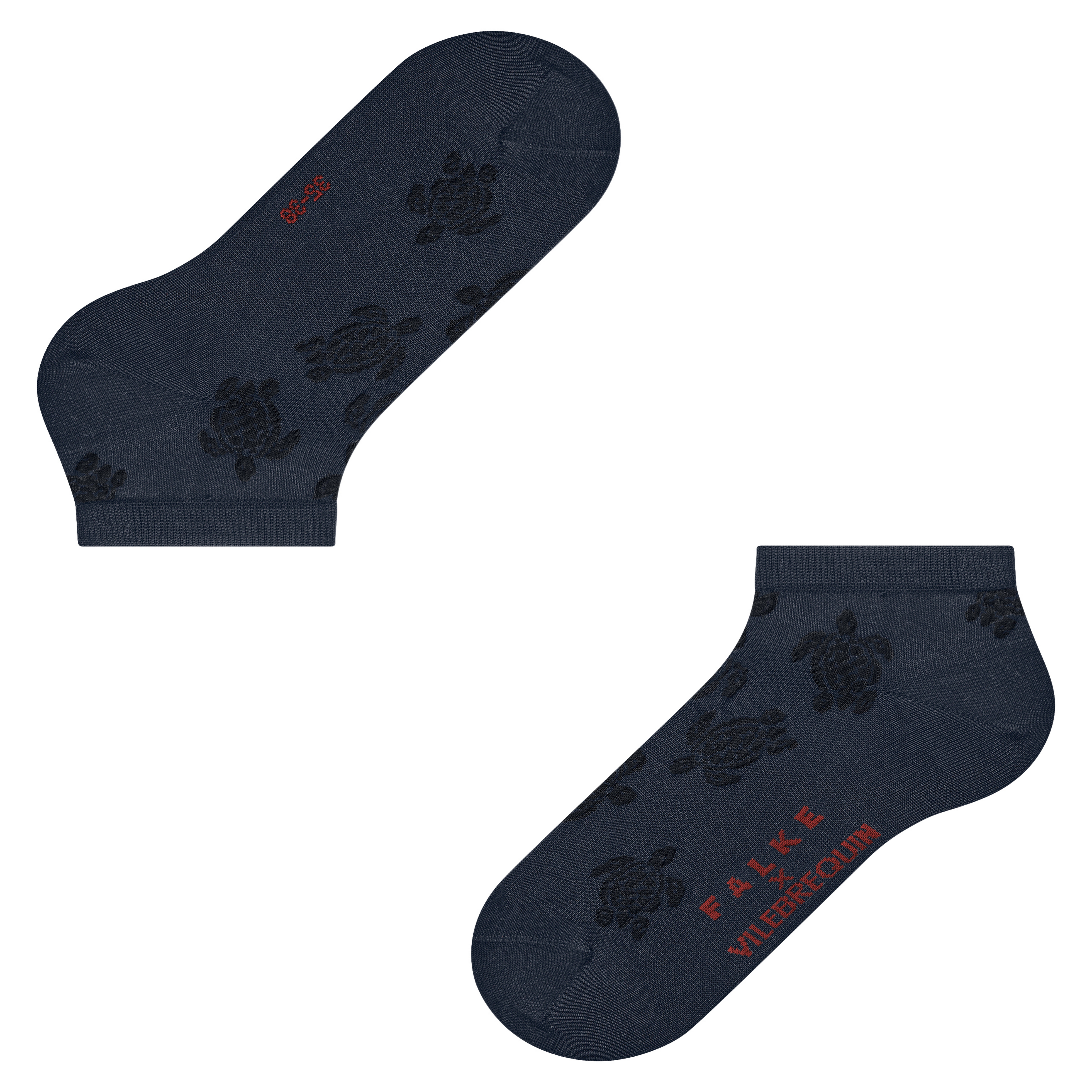 Chaussettes courtes femme Ronde des Tortues | Vilebreauin