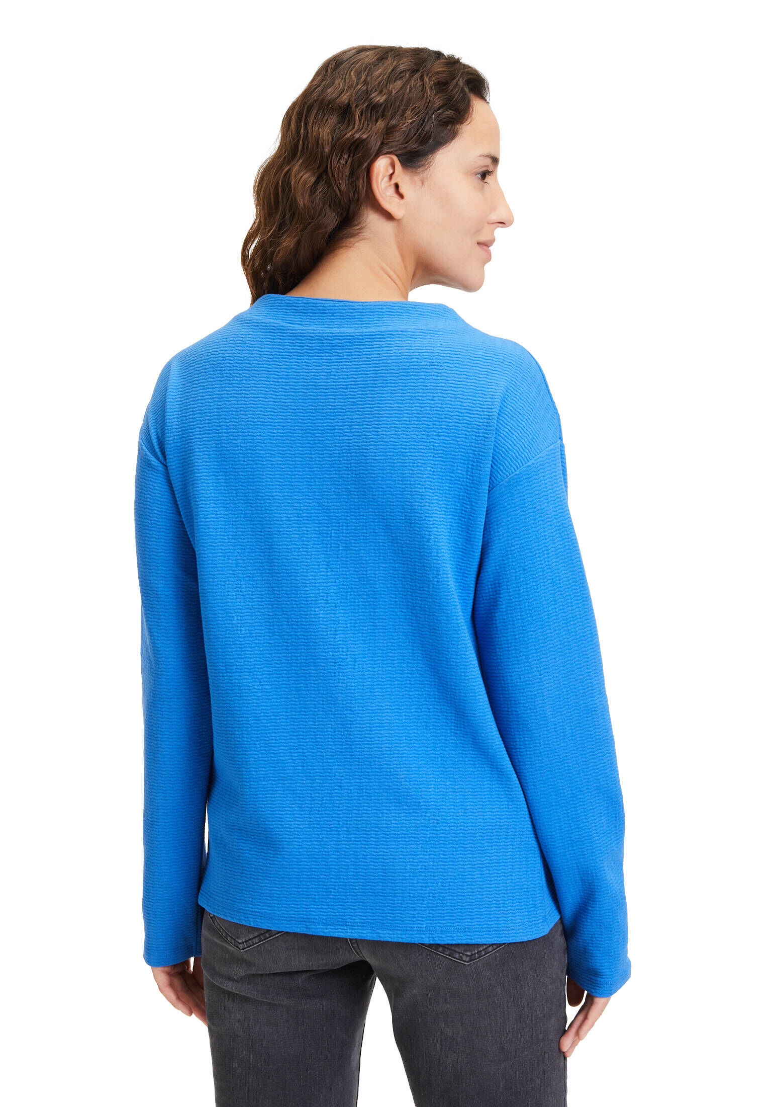 Betty Barclay| Damen Strukturshirt mit hohem Kragen