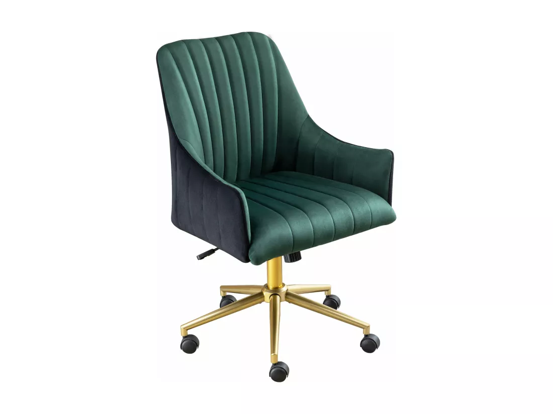Fauteuil De Bureau Réglable En Hauteur, Chaise Pivotante En Velours