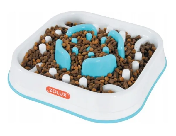 Zolux slow feeder kvadrat 28 x 28 x 6,5 cm
