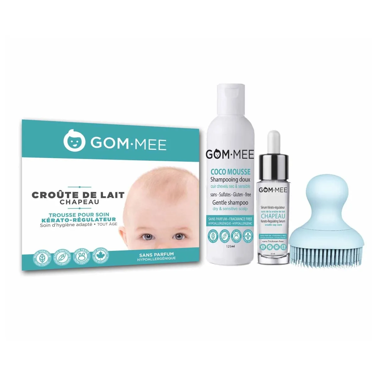 Gom-mee Trousse Croûte de Lait Kérato-Régulateur