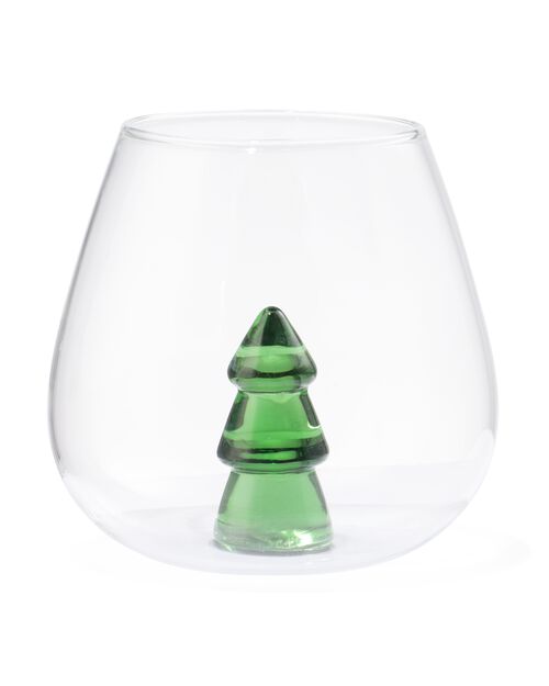 verre avec sapin de Noël 550 ml