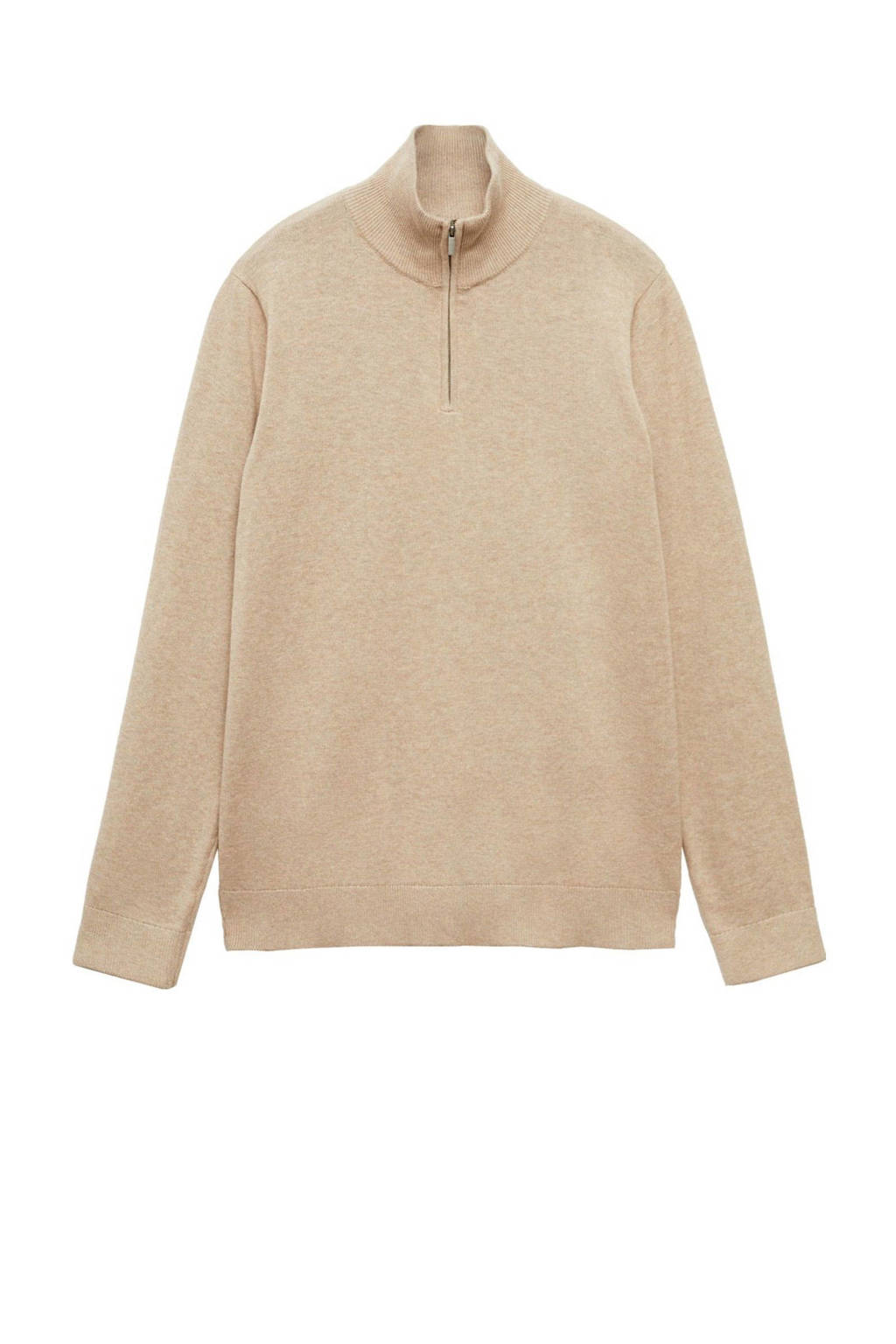 MANGO TEEN trui beige fijn gebreid