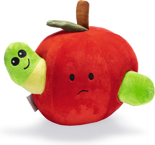 Beeztees hondenspeelgoed Hide & Seek pluche appel rood 22 x 17,5 x 26 cm