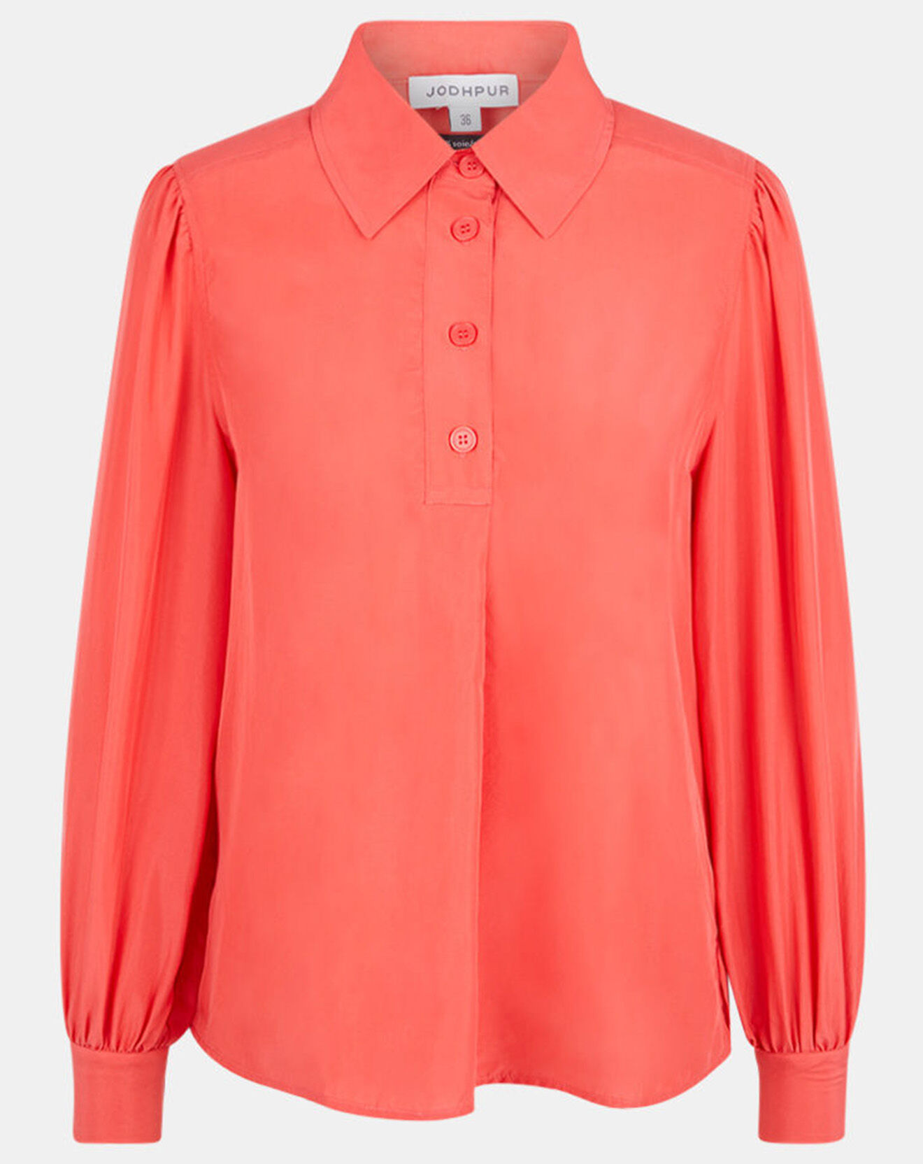 Jodhpur Blouse fluide 100% Soie Panos rose corail