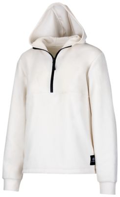 CygnusHalf Zip Fleecehoody - weiß