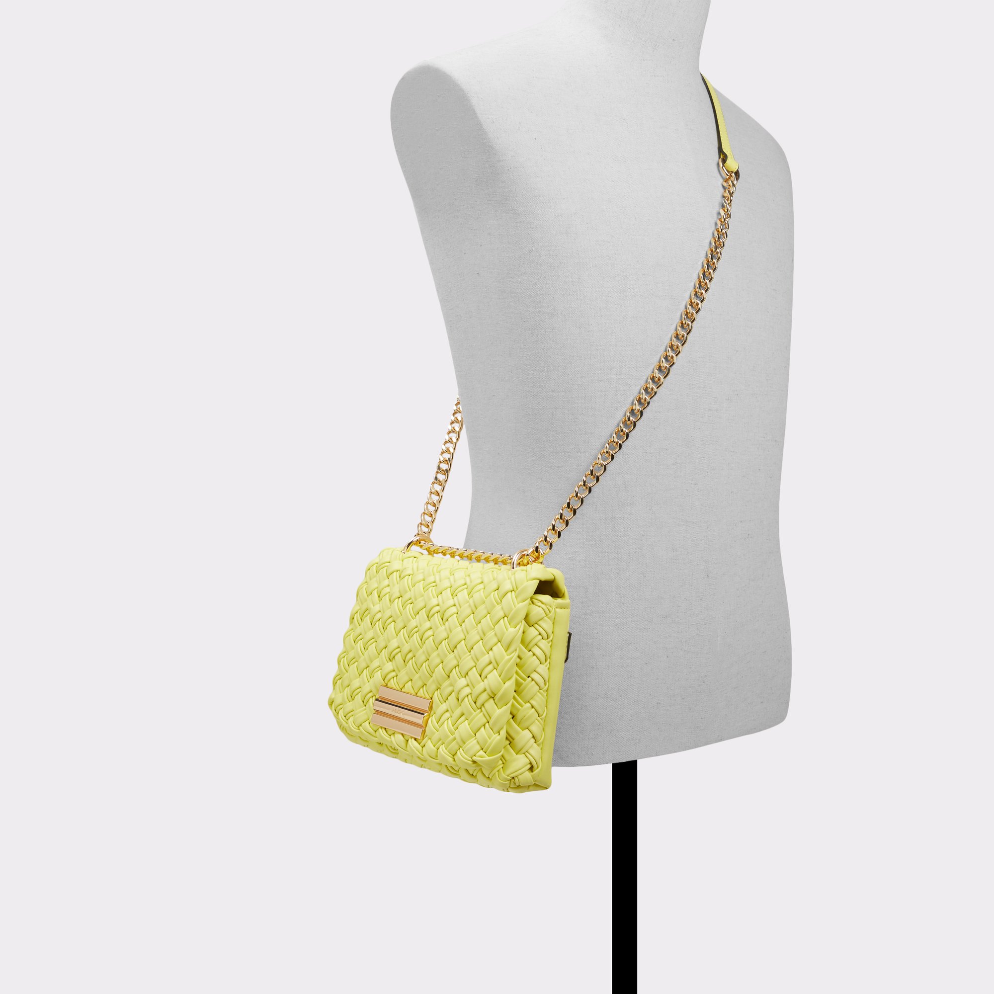 Rattanii Medium Yellow Women Crossbody Bags