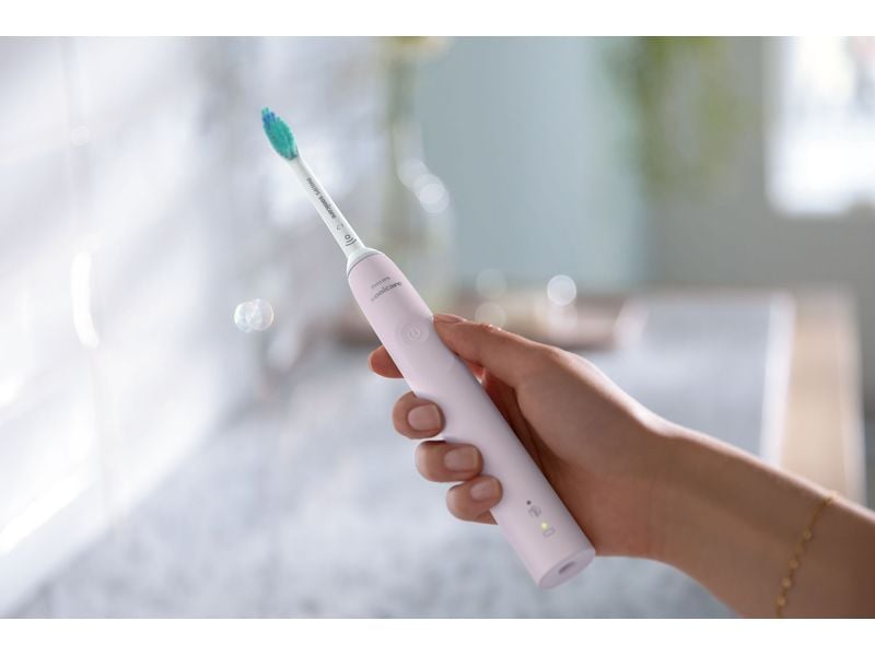 Philips Schallzahnbürste Sonicare 3100-Serie HX3671/11 Rosa Elektrische Zahnbürste