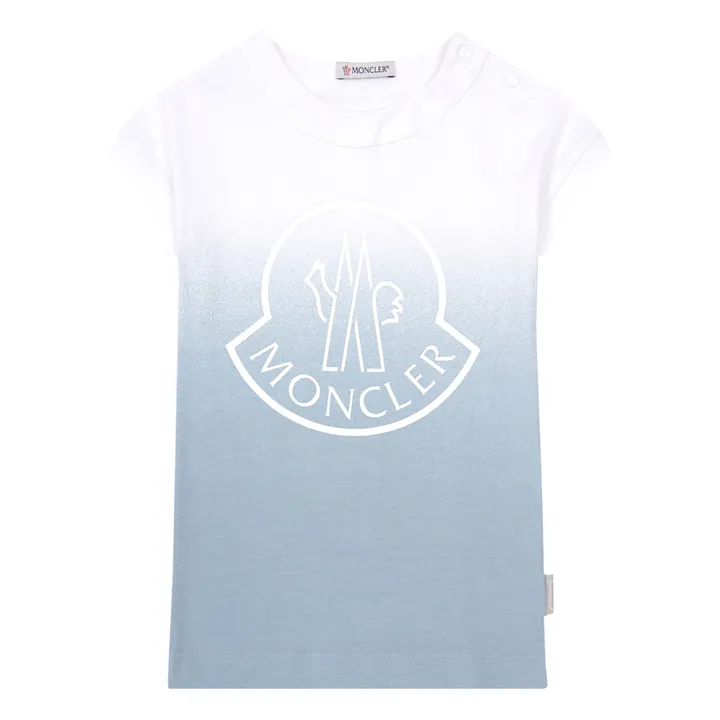 Moncler T-shirt Dip Dye | Blanc