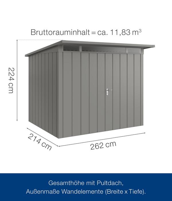 Hörmann Metallgerätehaus Juno JPD9 M-Sk
