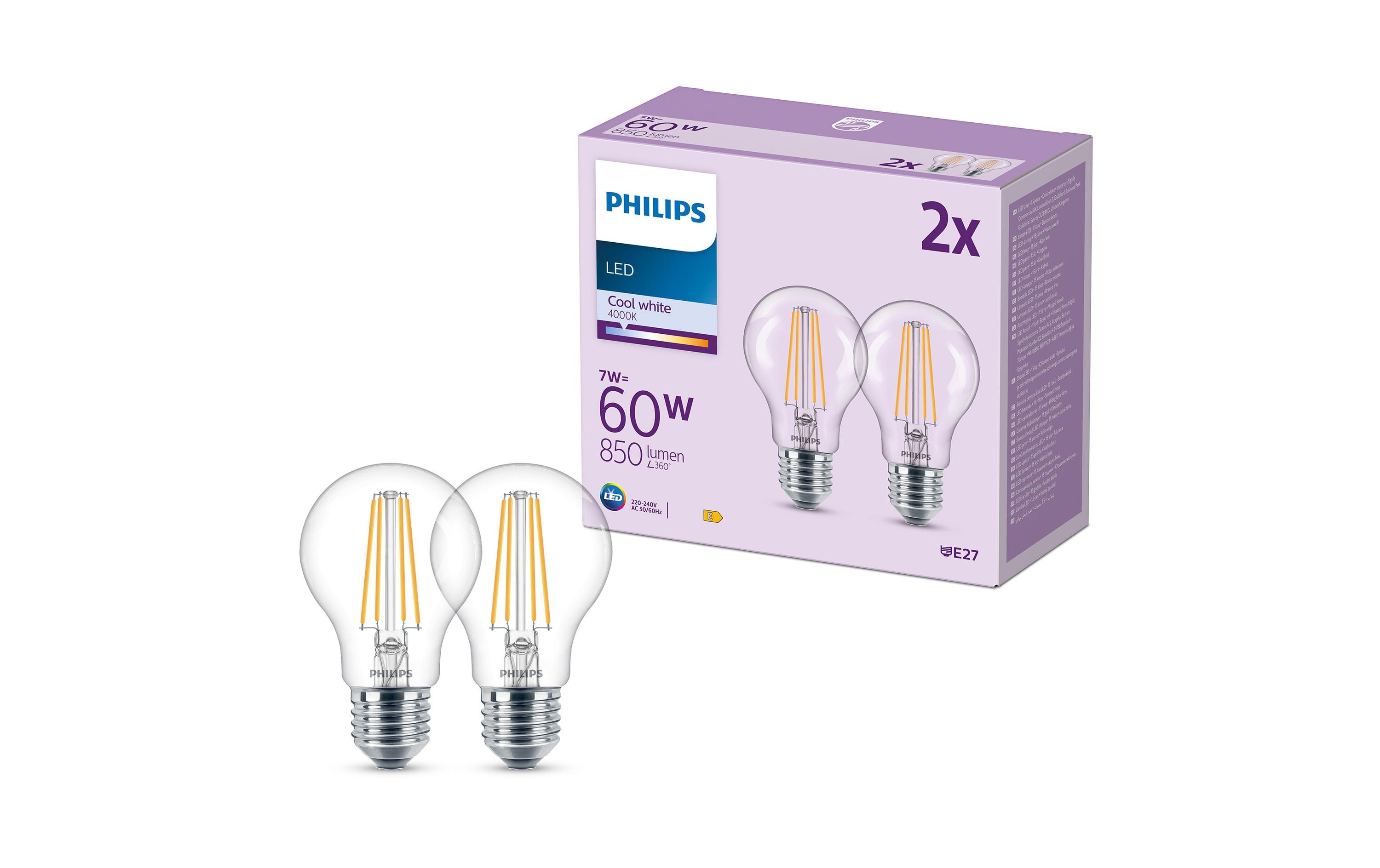 Lampe LED classic 60W A60 E27 CW CLND 2CT/6 EC NeutralweissClassic LED E27 Lampe