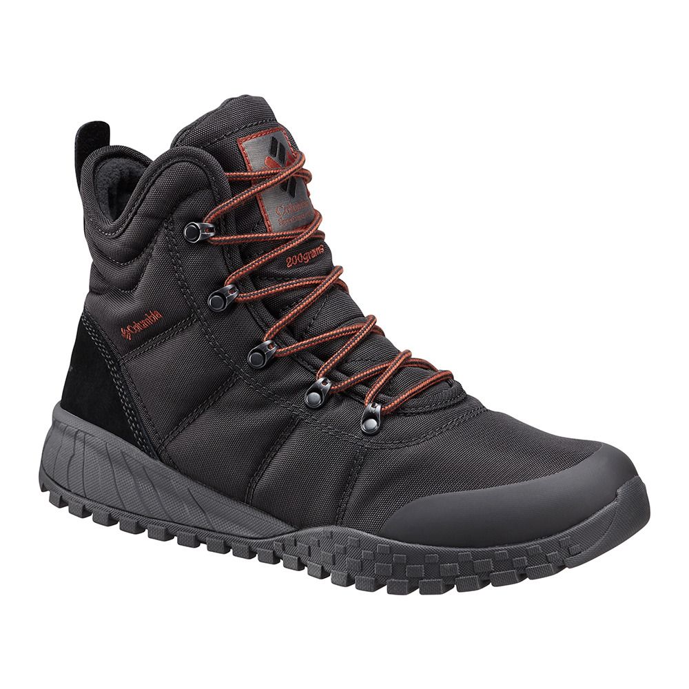 Columbia FAIRBANKS OH - Chaussures randonné Homme black/rusty