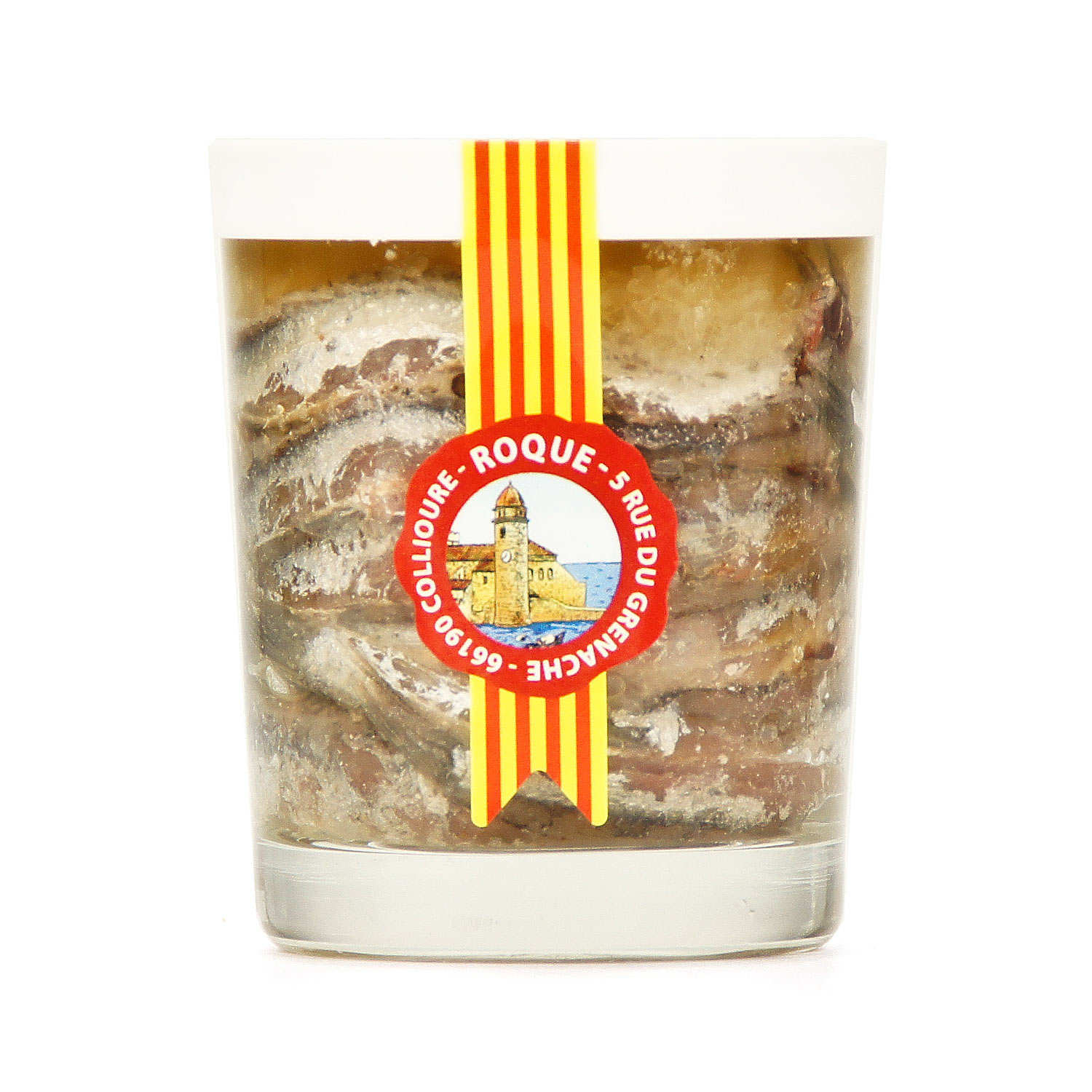 Anchois de Collioure entiers au sel