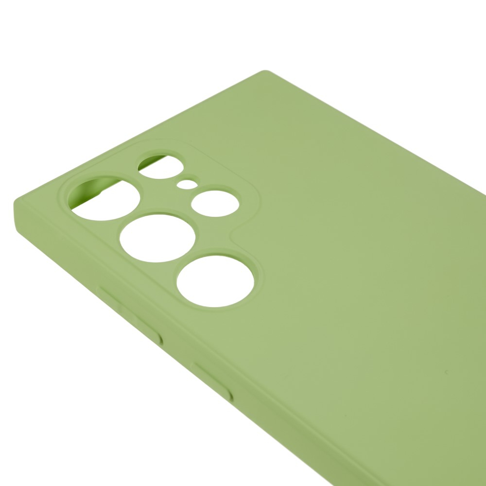 Samsung Galaxy S23 Ultra 5G Gummi Case Hülle mit Kameraschutz - Grün (Matt)