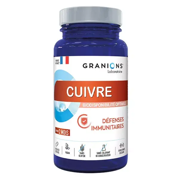Granions Copper 60 cápsulas