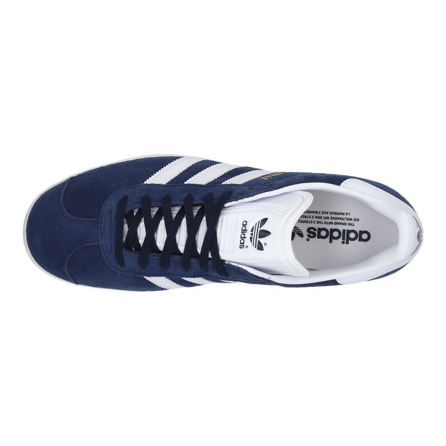 adidas Originals Chaussures Gazelle - Bleu Marine/Blanc/Doré