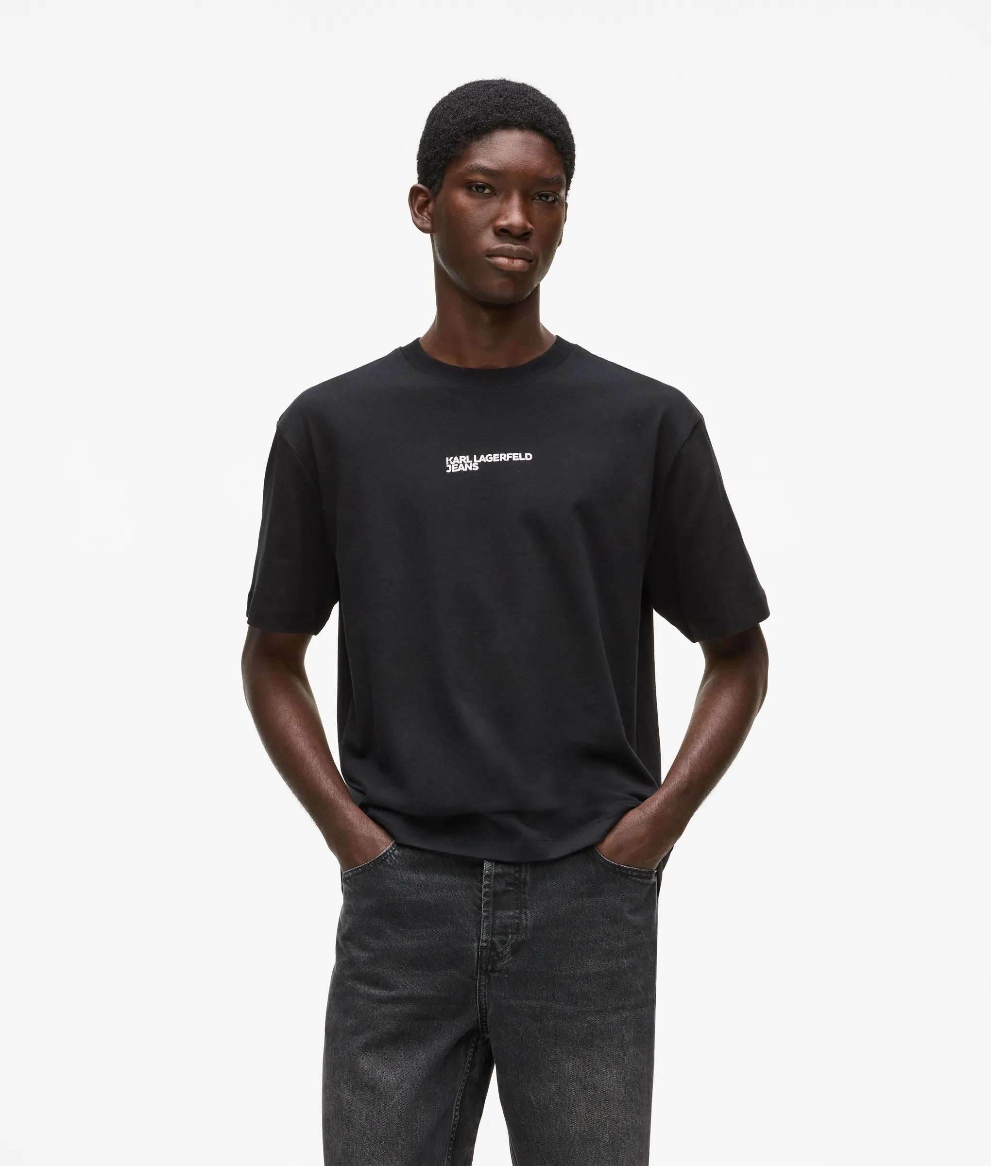 T-shirt met normaal logo