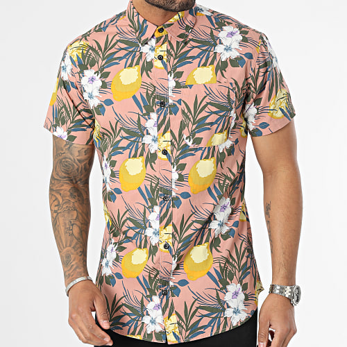 Chemise Manches Courtes Ocean Rose Floral