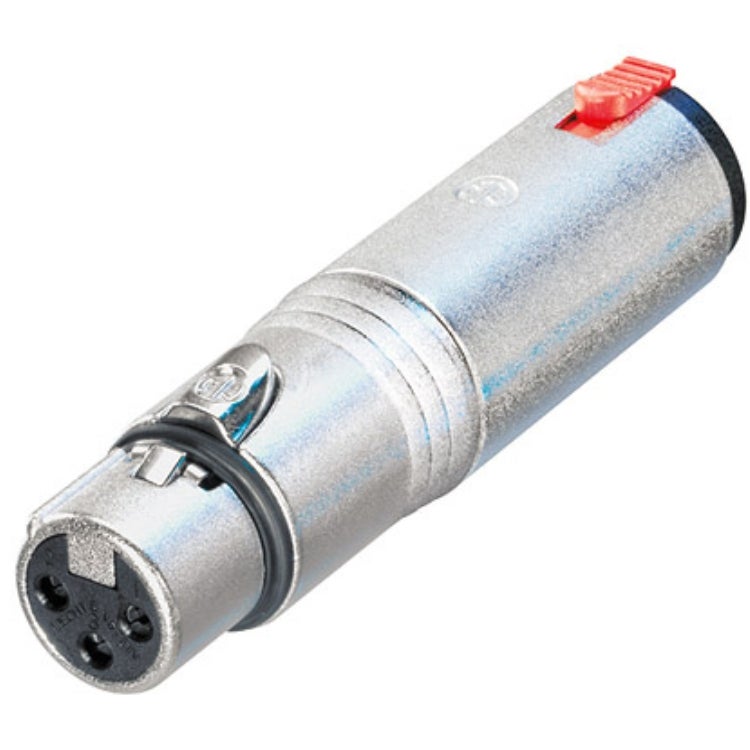 Neutrik NA3FJ adapter XLR female - JACK female stereo