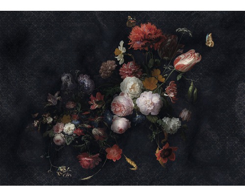 Vliesbehang X7-1044 Amsterdam Flowers, 7-delige set, 350 x 250 cm