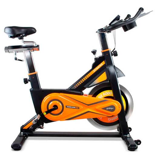 Bicicleta Spinning Alpine 8000. Inércia 25 Kg. Gridinlux.