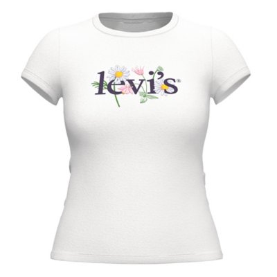 Tee-shirt à manches courtes femme Graphic Authentic Flowe LEVIS