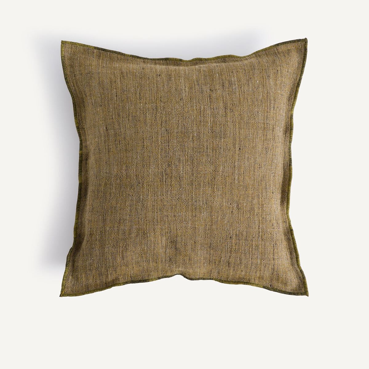AM.PM<br>Capa de almofada em linho tecido tingido, Missia
