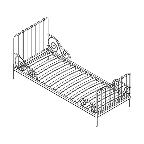 Vipack Alice Metal Bed