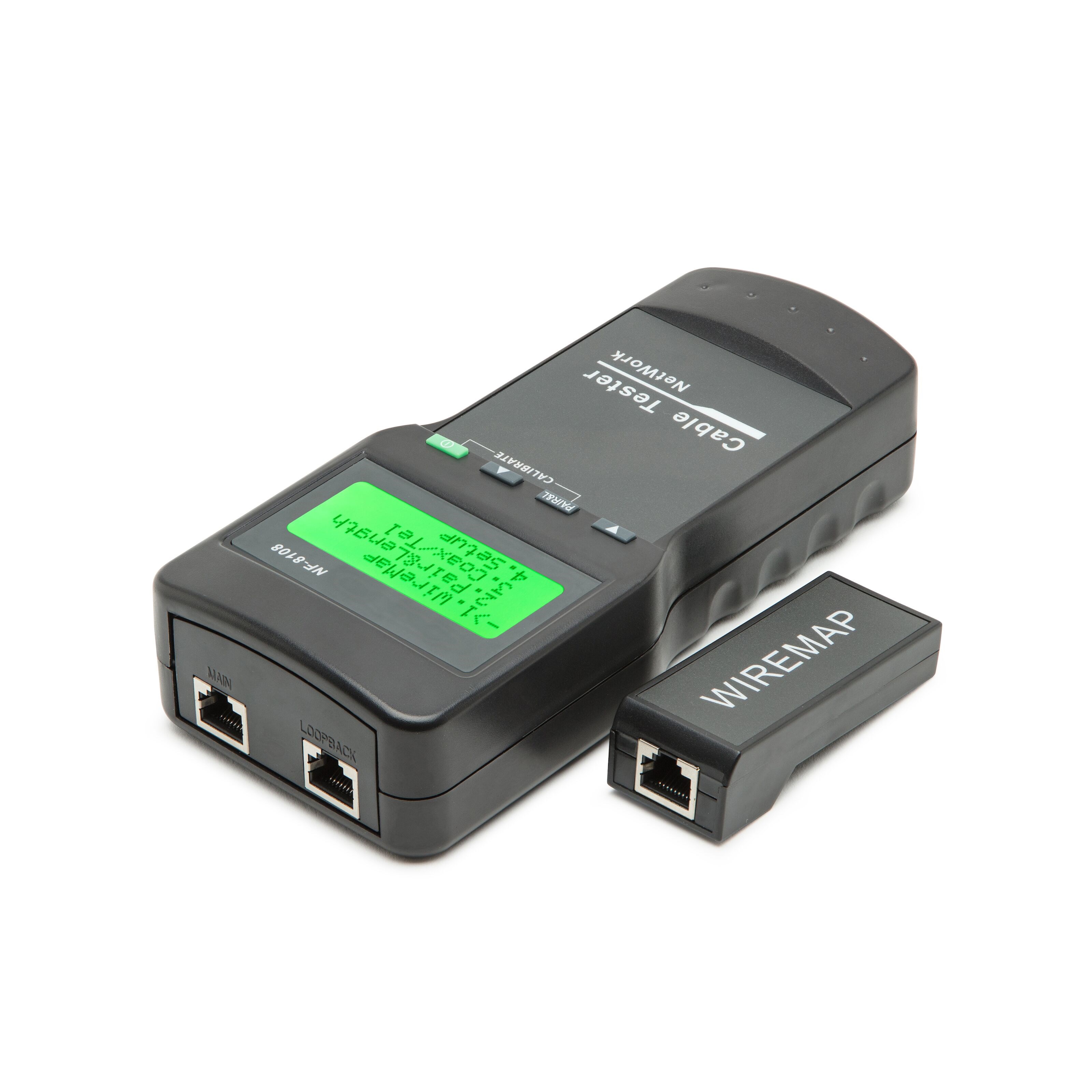 Luxorparts Kabeltester med LCD for nettverkskabel