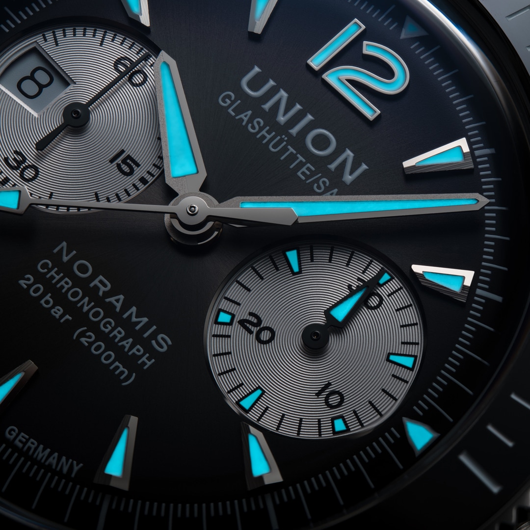 Union Glashütte Noramis Chronograph Sport Automatik Anthrazit