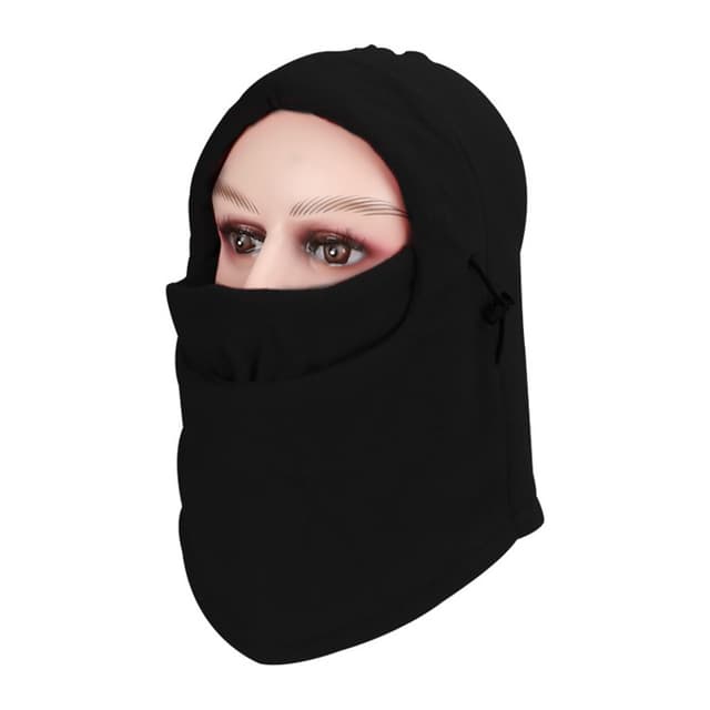 Vinter Balaclava hætte Sort S