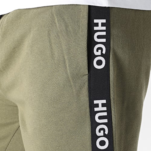 Short Jogging A Bandes Sporty Logo 50496996 Vert Kaki