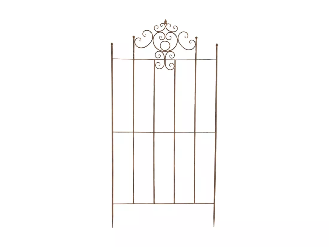 Treillis support pour plantes métal marron 85.5 x 2 x 170 cm 10_0003895