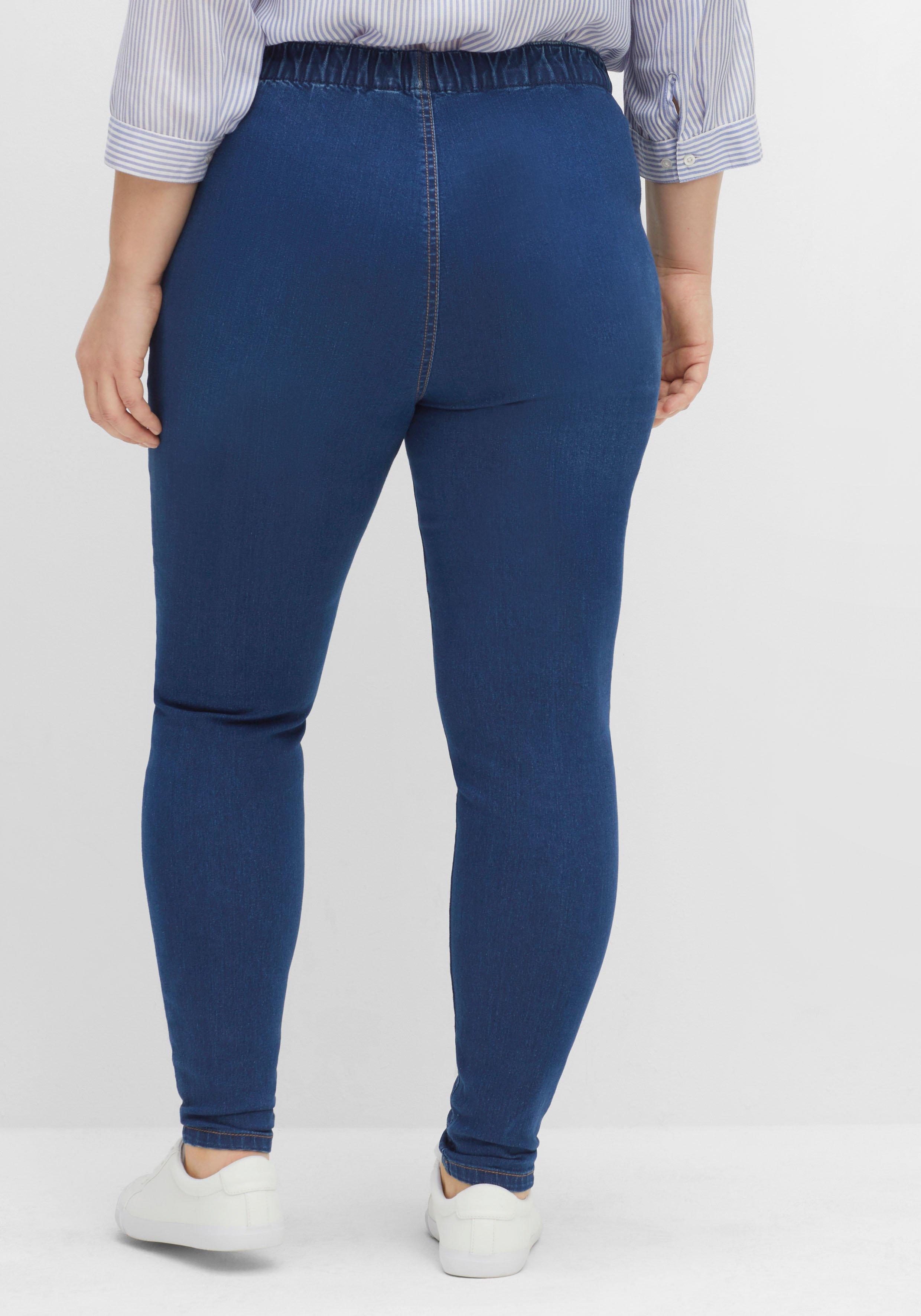 Jeggings in individueller Waschung