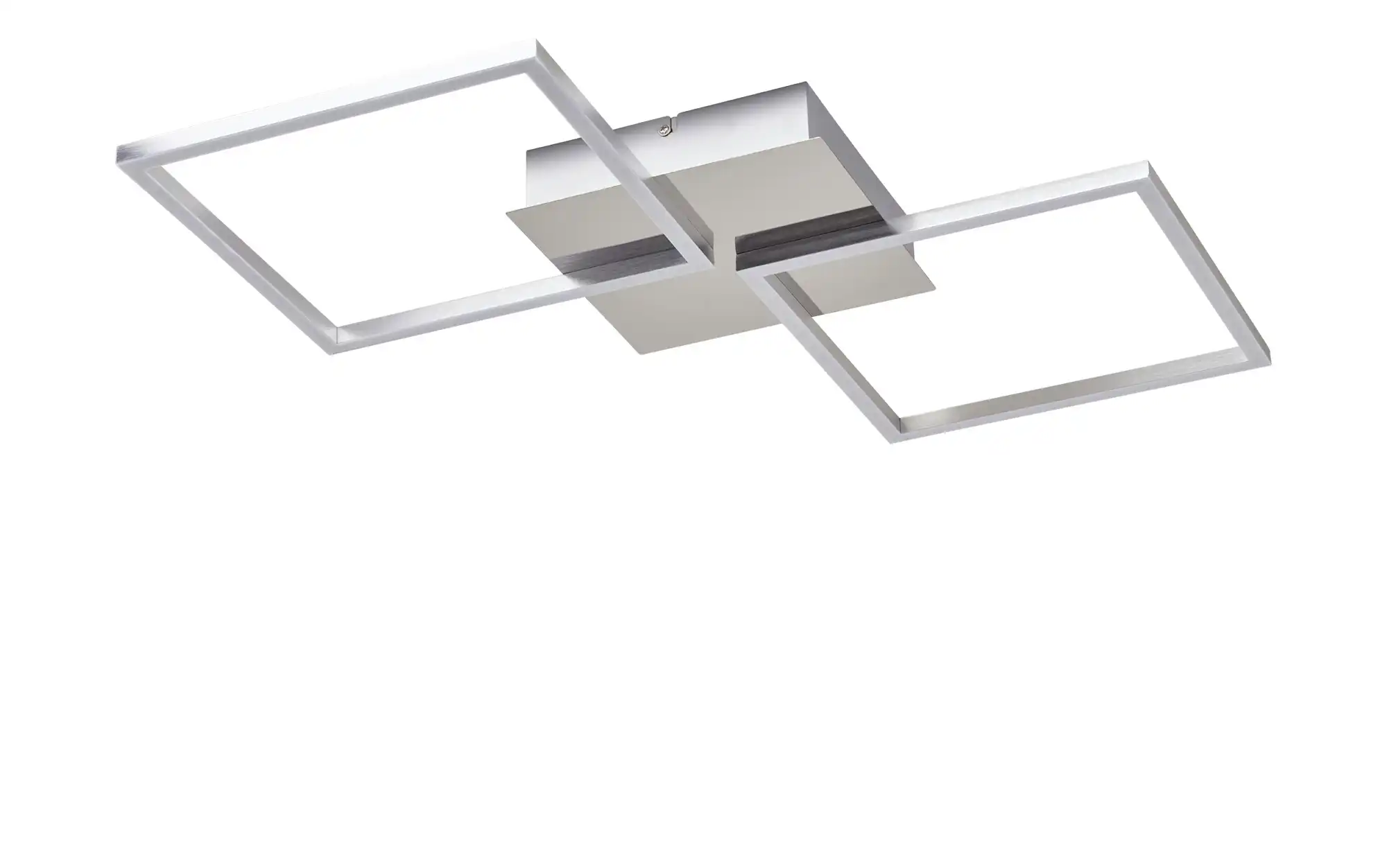 KHG LED-Deckenleuchte, 2-flammig, Alu / chrom