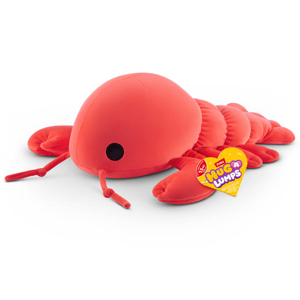 Hug-A-Lumps knuffel kreeft Lenny - 60 cm