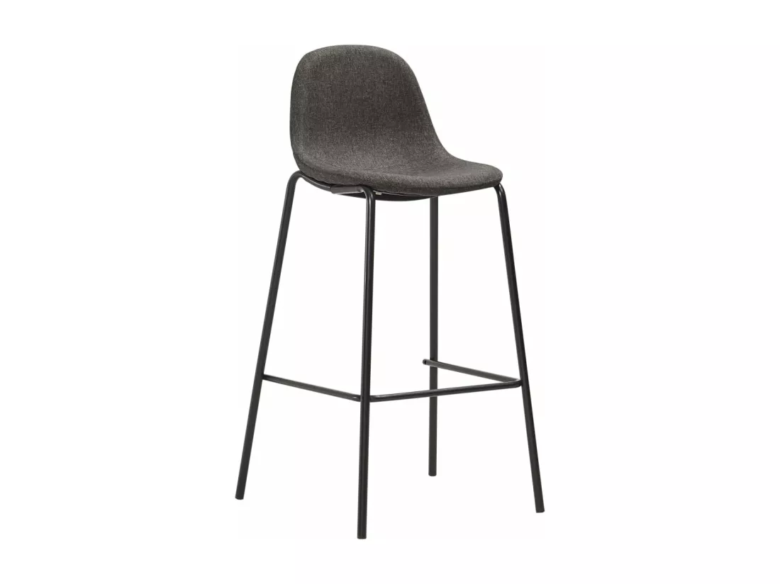 Ensemble de bar 3 pcs Tissu Gris foncé