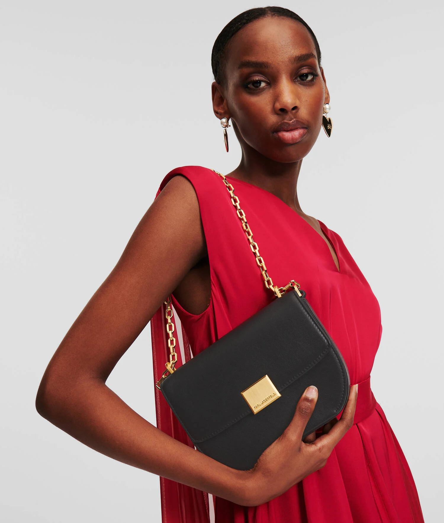 PETIT SAC BANDOULIÈRE K/FOREVER - Noir