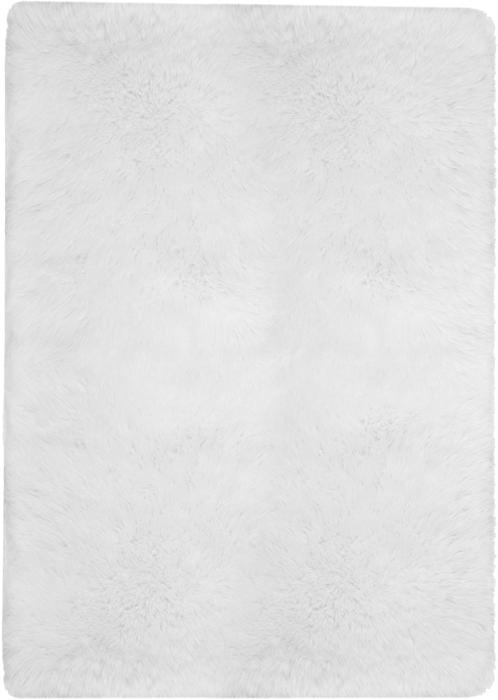 my home Hochflor-Teppich »Silky, besonders weich und kuschelig, sehr dichte Qualität« rechteckig 33 mm Höhe rutschhemmend beschichtet, waschbar, uni, Wohnzimmer, Schlafzimmer