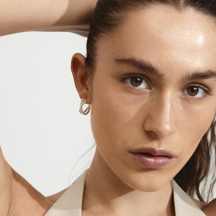 Pilgrim KIRA earrings silver-plated Sølv